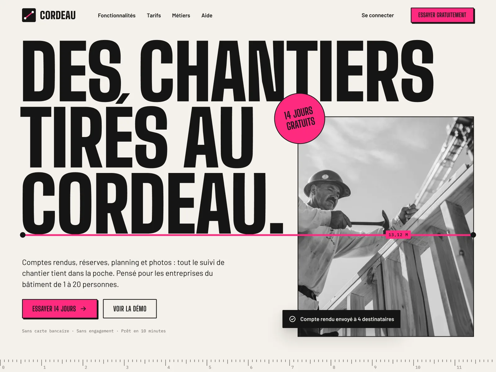 Cordeau : le hero du site